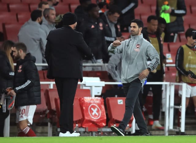 Mikel Arteta's men have won both of their Europa League group matches so far