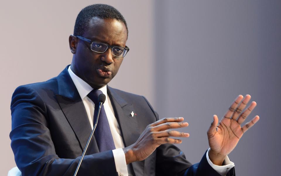 Credit Suisse boss Tidjane Thiam delivered 2017 results that showed a reduced loss that beat market expectations - AFP or licensors