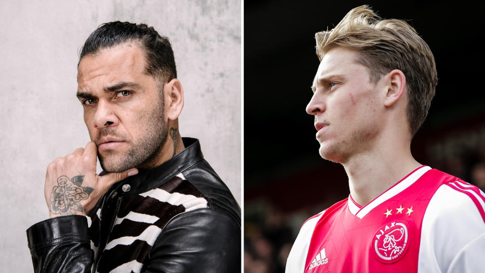 Dani Alves and Frenkie De Jong are linked with moves to the Premier League.