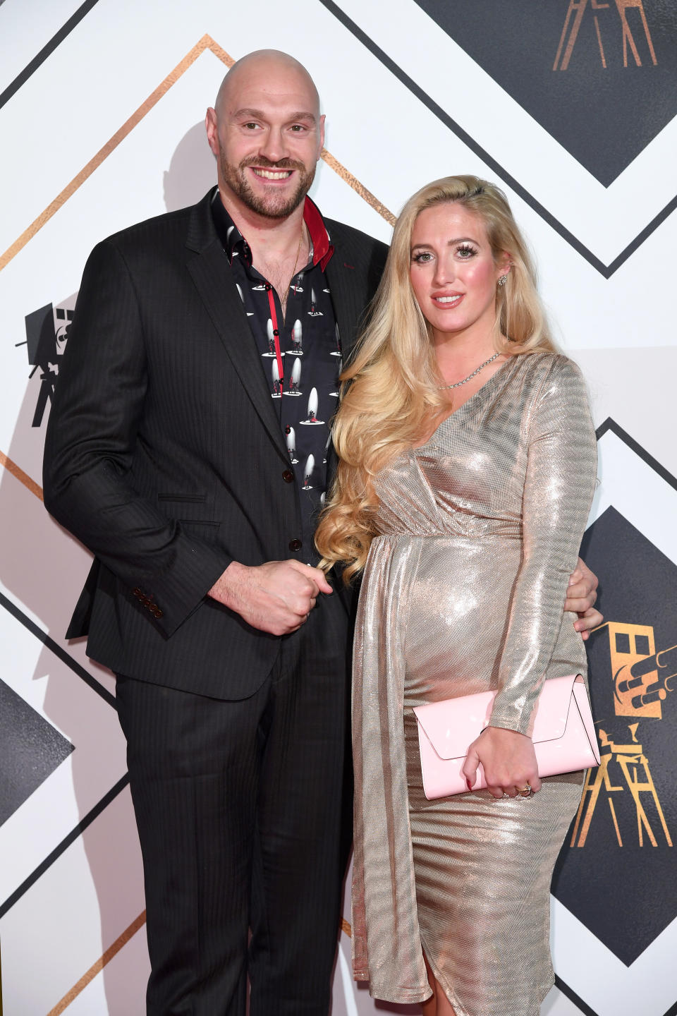 BIRMINGHAM, ENGLAND - DECEMBER 16:  (EMBARGOED FOR PUBLICATION IN UK NEWSPAPERS UNTIL 24 HOURS AFTER CREATE DATE AND TIME) Tyson Fury and Paris Fury attend the 2018 BBC Sports Personality Of The Year at The Vox Conference Centre on December 15, 2018 in Birmingham, England.  (Photo by Karwai Tang/WireImage)