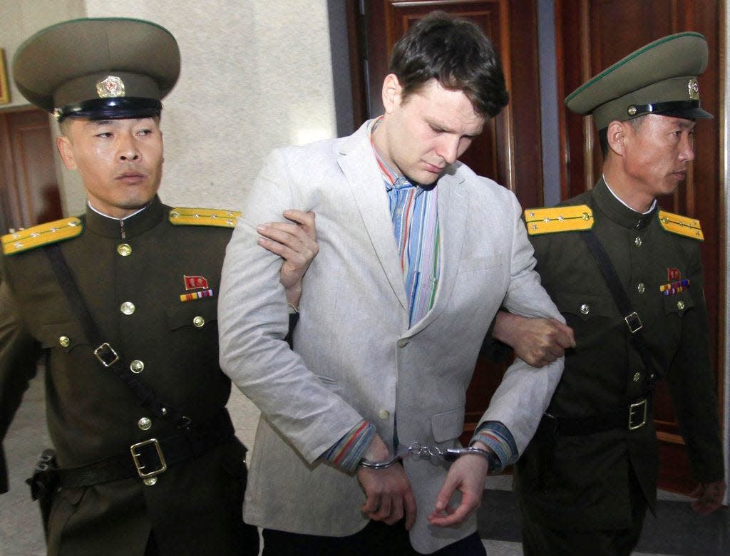 A federal judge in New York has ordered the state comptroller there to give $240,000 seized from a North Korean bank account to the parents of Otto Warmbier.