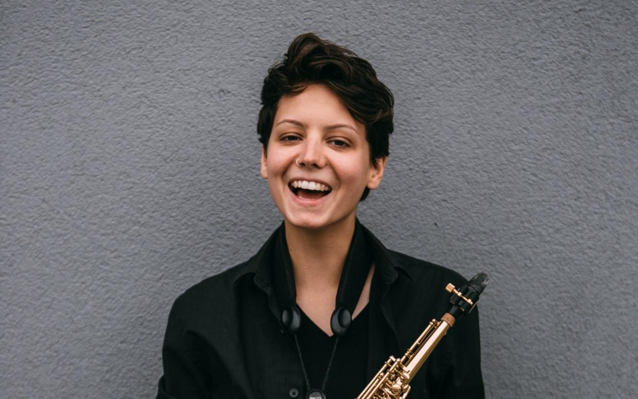 Lara Jones's set, writes Ivan Hewett, was a 'moody' highlight of the Cheltenham Jazz Festival - Cheltenham Jazz Festival