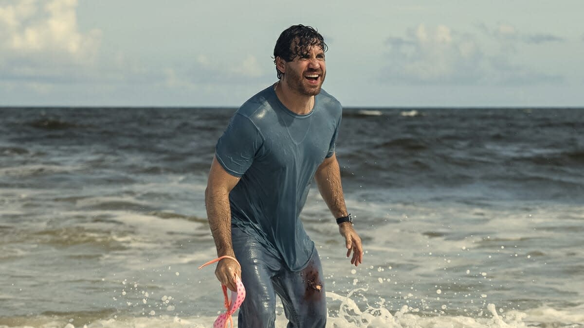 Edgar Ramirez in Netflix series "Florida Man," which shot in the Wilmington area in 2021.