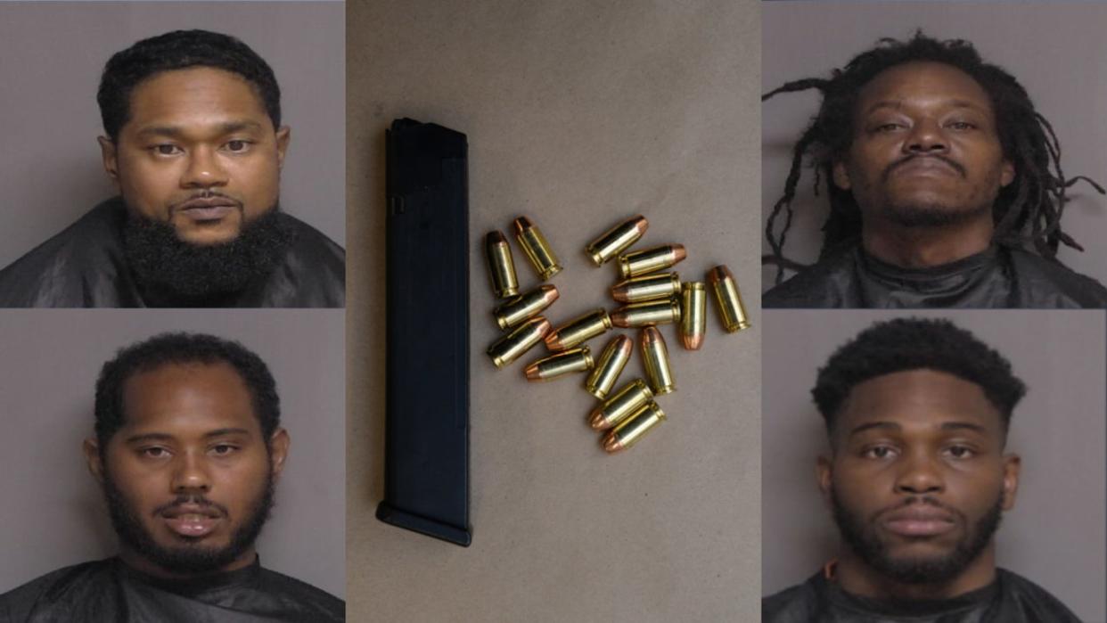 <div>Four men arrested in Palm Coast on drug charges | Credit: Flagler County Sheriffs Office</div>