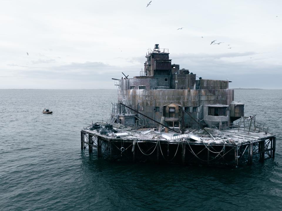 Side shot photo of Bull Sands Fort