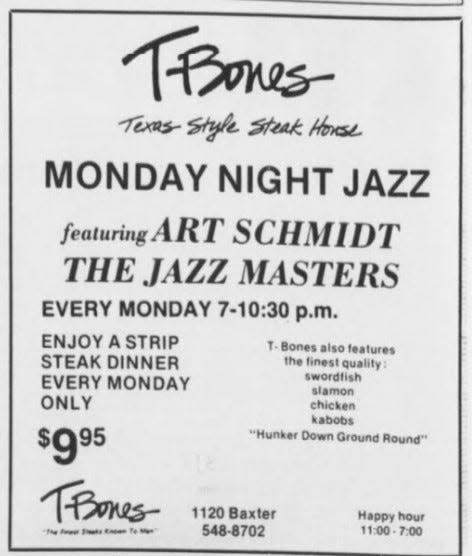 An early advertisement for Mark Cumin's first restaurant, T-Bones, appeared in a 1986 edition of The Red & Black, the University of Georgia's student newspaper. Cumin died Oct. 5 at age 66.