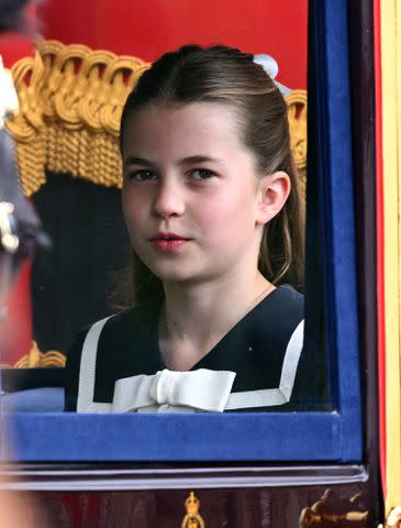 <p> Victoria Jones/Shutterstock</p> Princess Charlotte at Trooping the Colour on June 15, 2024