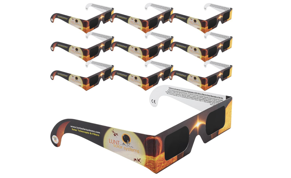 10 lentes para eclipse solar Lunt Solar Systems con certificación ISO y CE