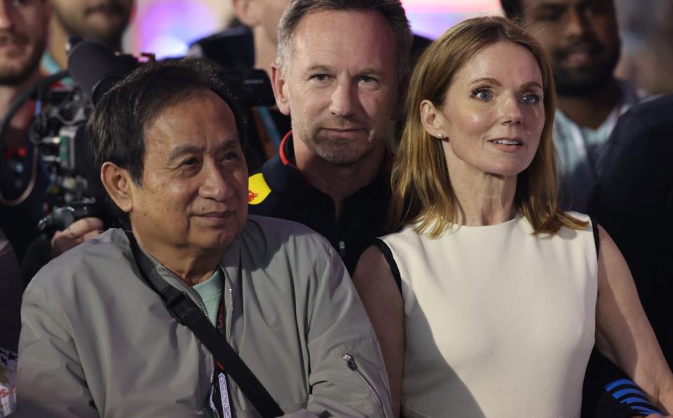 Red Bull's majority Thai owner Chalerm Yoovidhya with Christian Horner