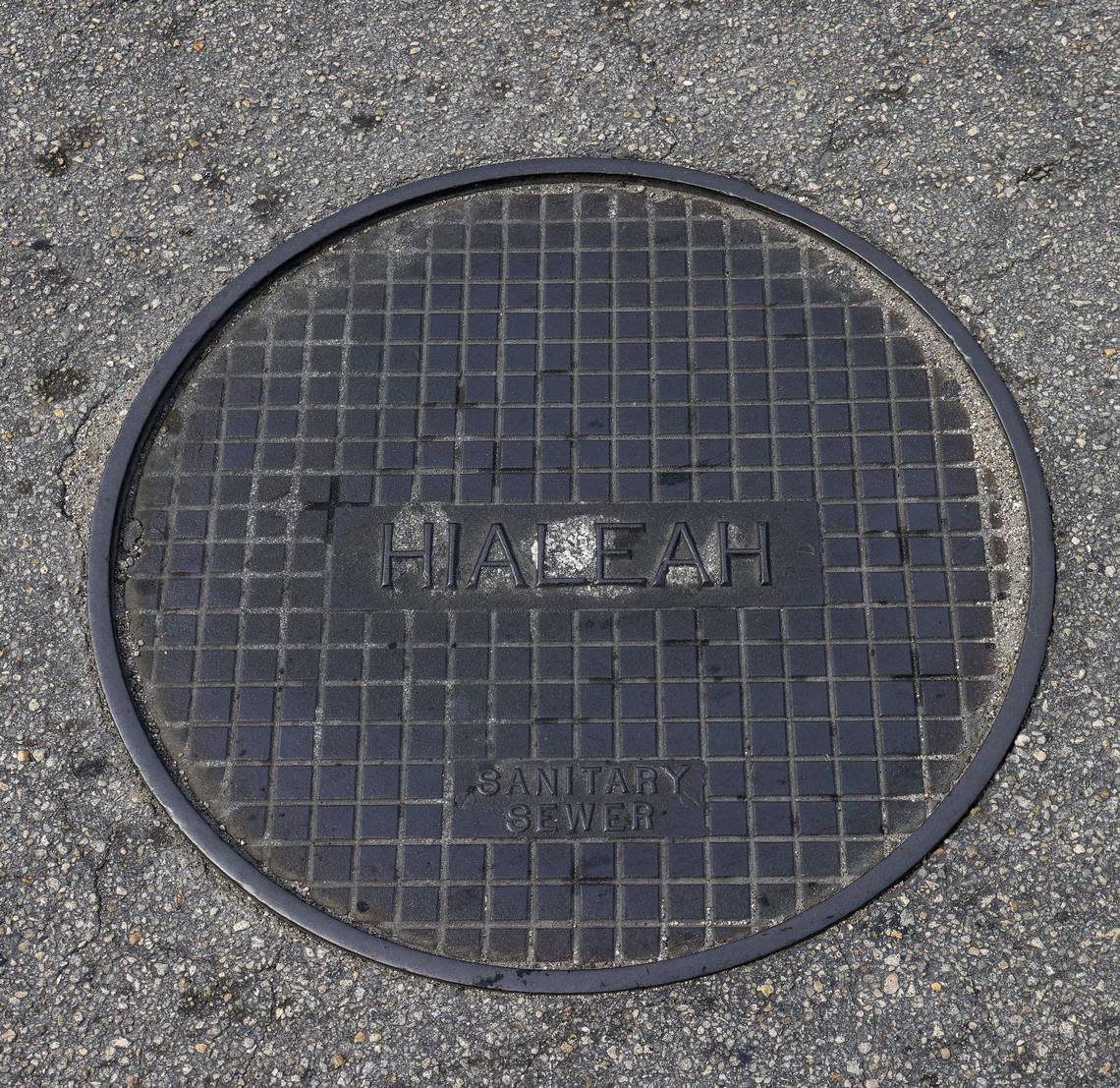 Sewage and water services in the area has street covers from the City of Hialeah.