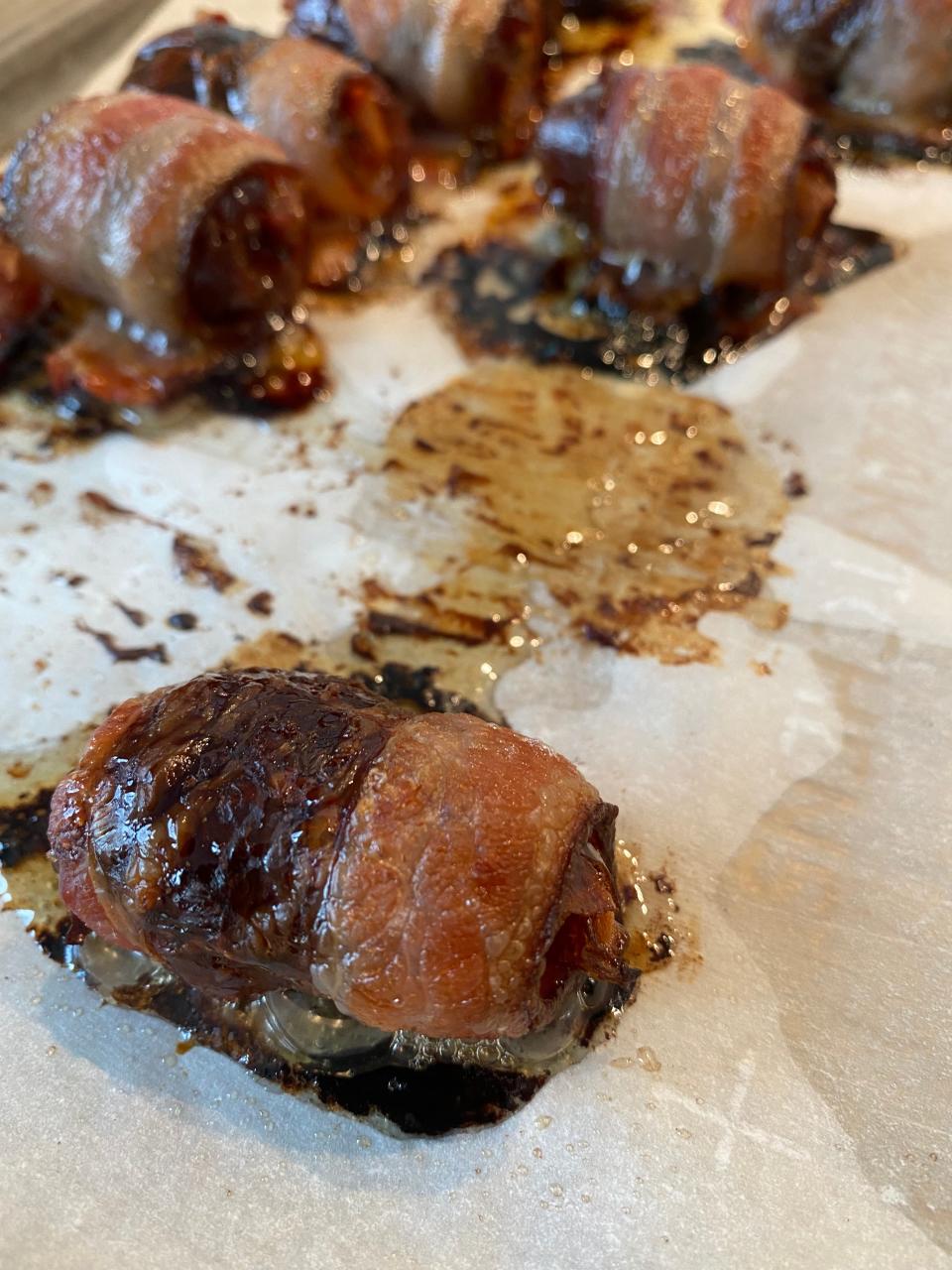 A layer of parchment paper makes clean up easier.