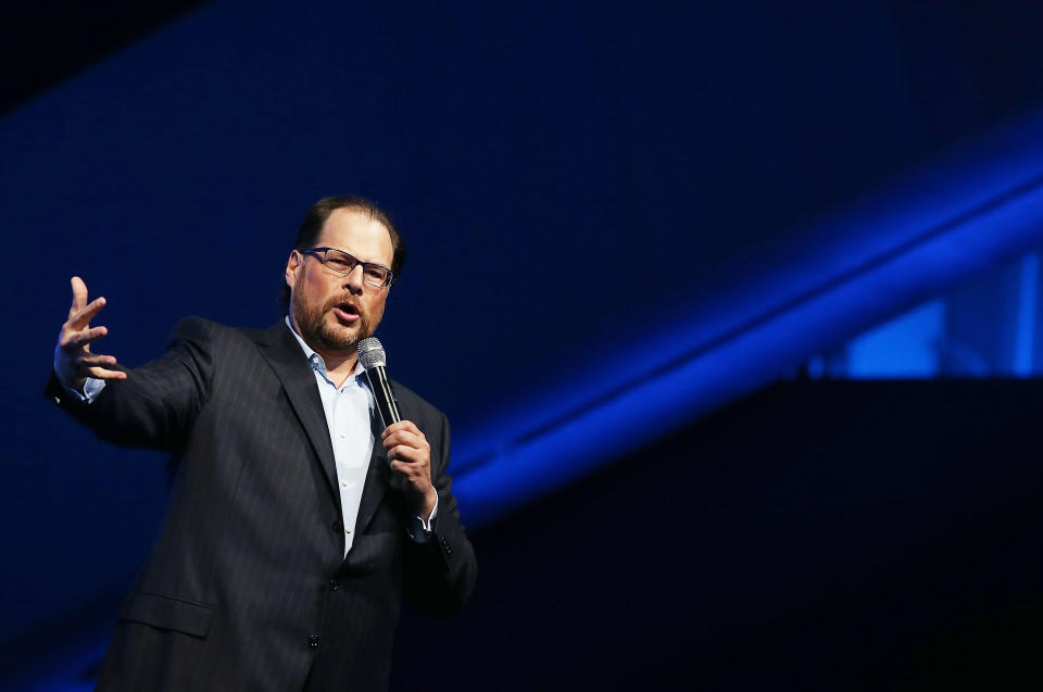 Salesforce founder and co-CEO Marc Benioff is buying Time Magazine. Photo: Justin Sullivan/Getty Images