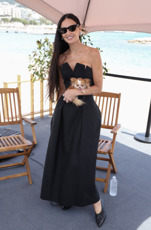 Demi Moore and Pilaf<p>Mike Marsland/WireImage</p>