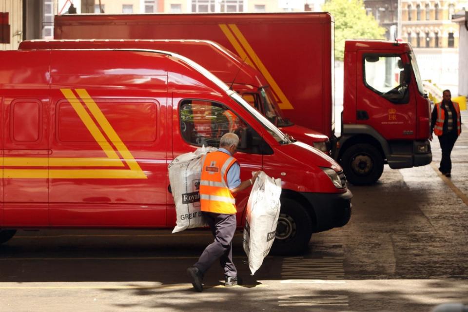 Royal Mail delivery trucks  (Getty Images)
