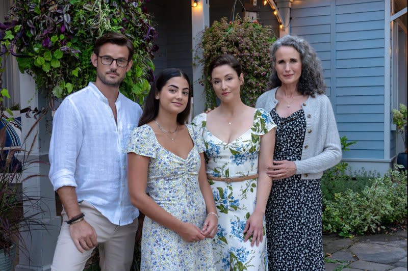 Left to right, Evan Williams, Sadie LaFlamme-Snow, Chyler Leigh and Andie MacDowell return for Season 2 of "The Way Home" on Sunday. Photo courtesy of Hallmark