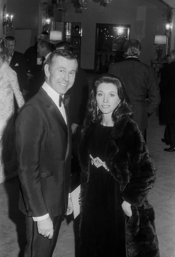 Johnny Carson and Joanna Holland