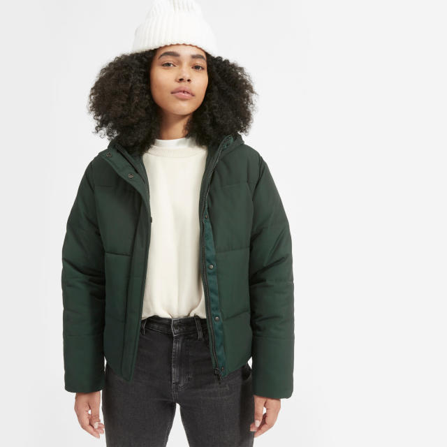 Everlane's Perfect New Puffer Jacket Is Made From Plastic Bottles
