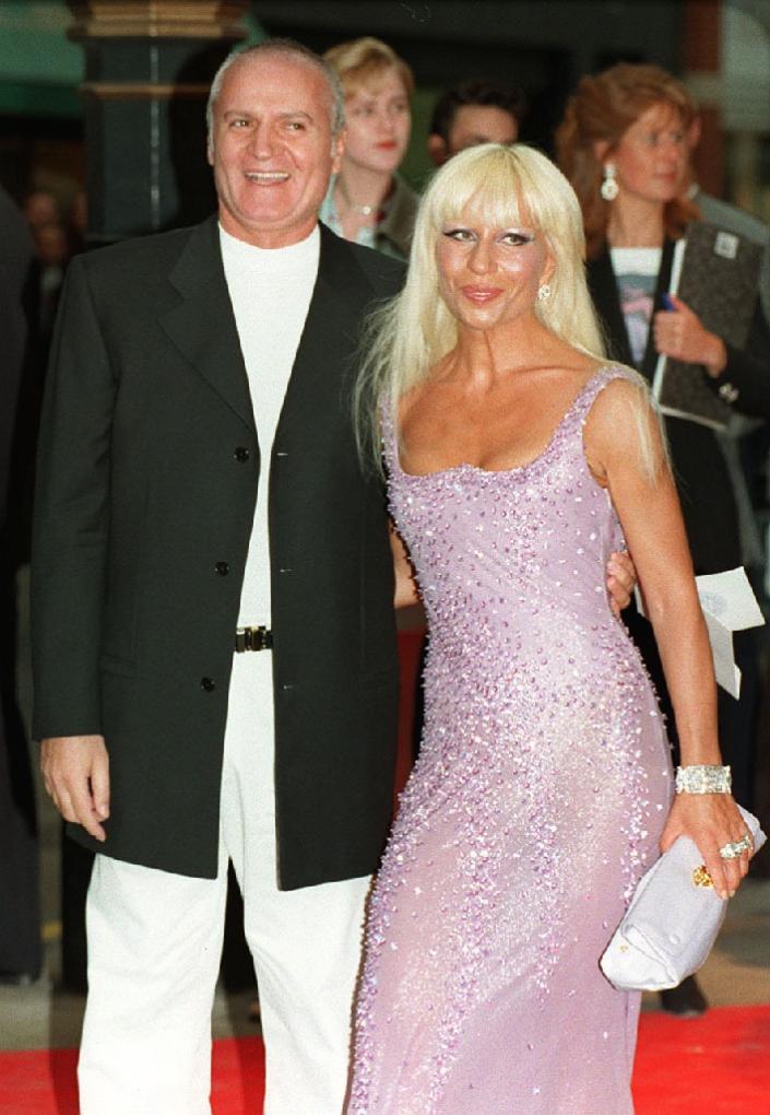 Donatella Versace's transformation over the years