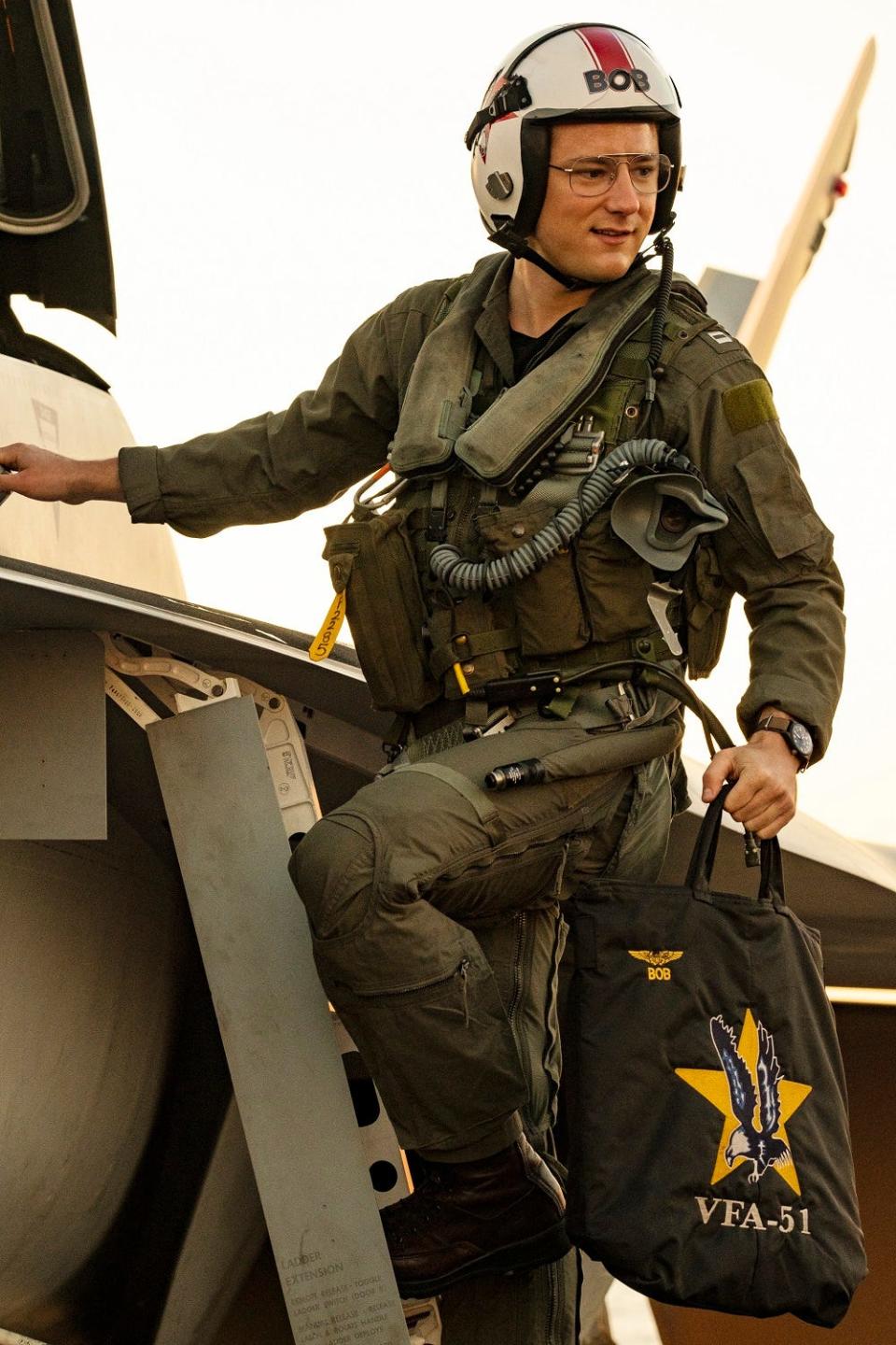 Lewis Pullman stars as Bob in "Top Gun: Maverick."