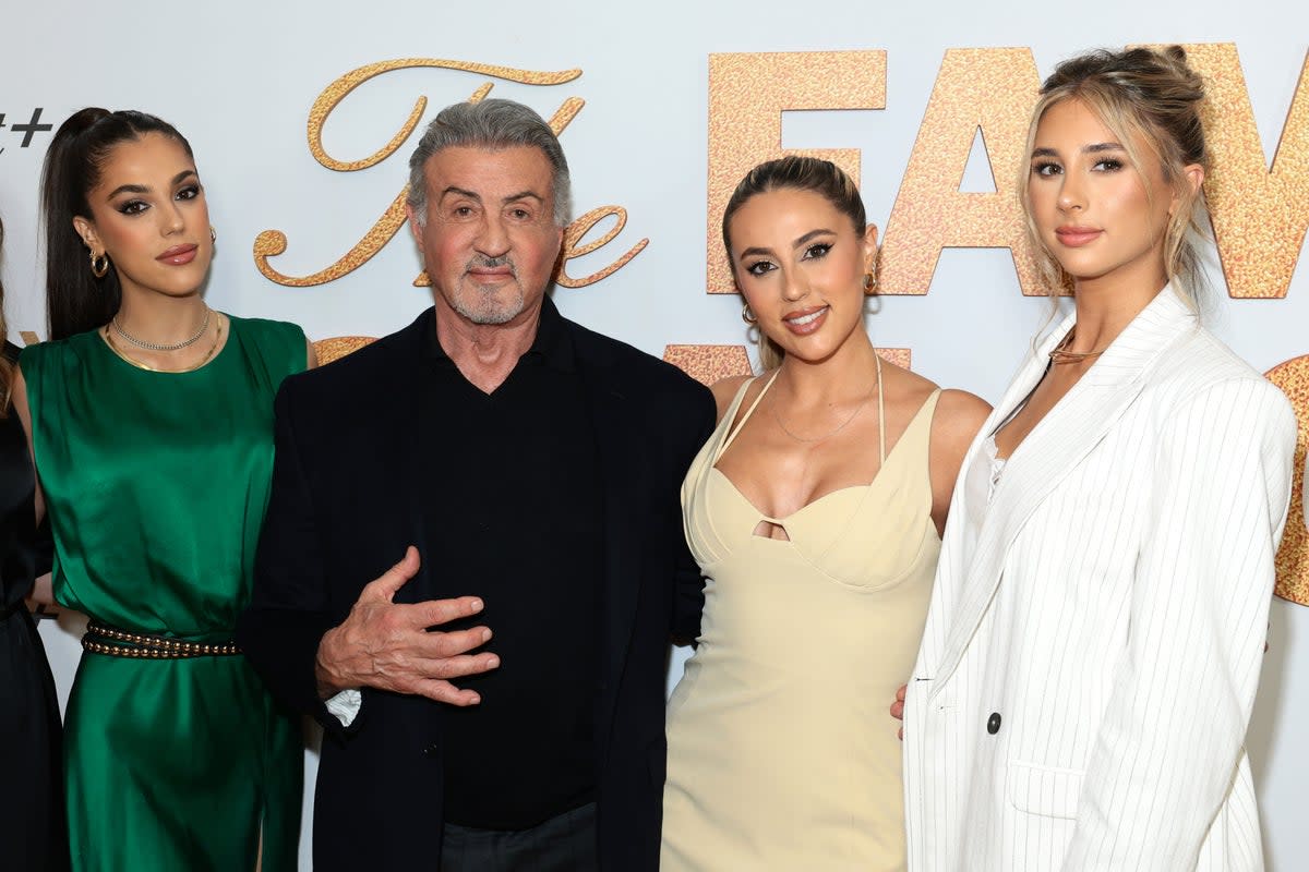 Sylvester Stallone’s daughters have revealed he plays an active role in their dating lives  (Getty Images for Paramount+)