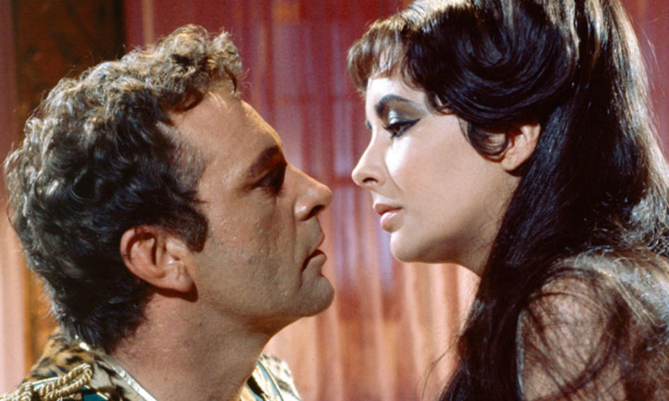 <p>Elizabeth Taylor and Richard Burton hated each other when they first started shooting the Hollywood epic but by the end of the shoot, they had fallen in love. Obviously, this didn’t go down well for their spouses Eddie Fisher and Sybil Williams, respectively, who were on the receiving end of divorce papers.<br>Not that Taylor and Burton’s marriage lasted. The couple married in 1964 only to divorce in 1974, then marry again in 1975 but divorce again the following year. </p>