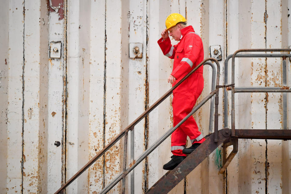 The Prime Minister Visits Shipyard in Devon