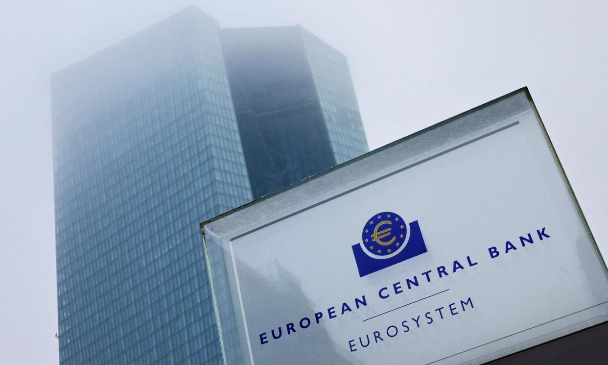 <span>The ECB may well cut interest rates for a second time this year as inflation nears its 2% target.</span><span>Photograph: Wolfgang Rattay/Reuters</span>