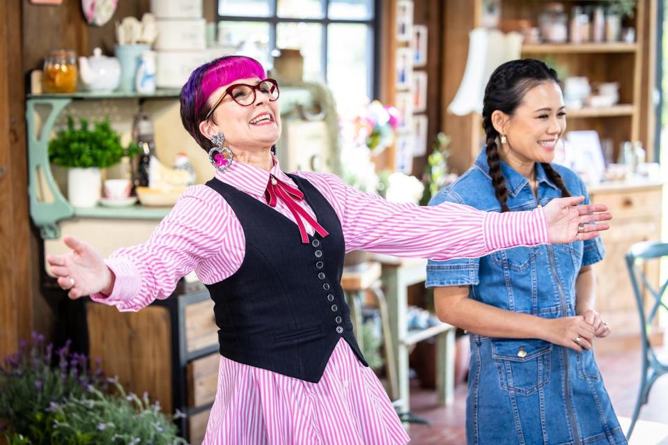 Cal recently co-hosted The Great Australian Bake Off’s seventh season alongside Natalie Tran, with her management confirming the show was in production when she was first admitted to hospital. Photo: Foxtel