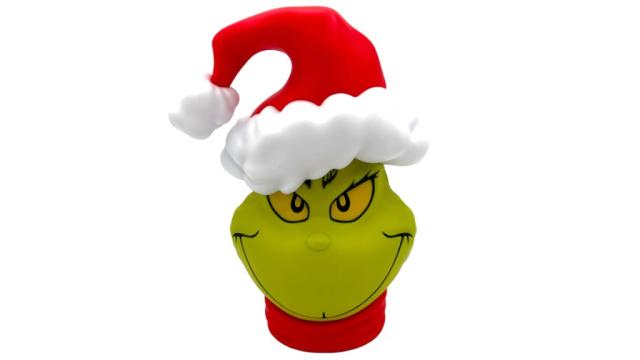 The Grinch Wearing Santa Hat Popcorn Maker Pops Kernels With Hot