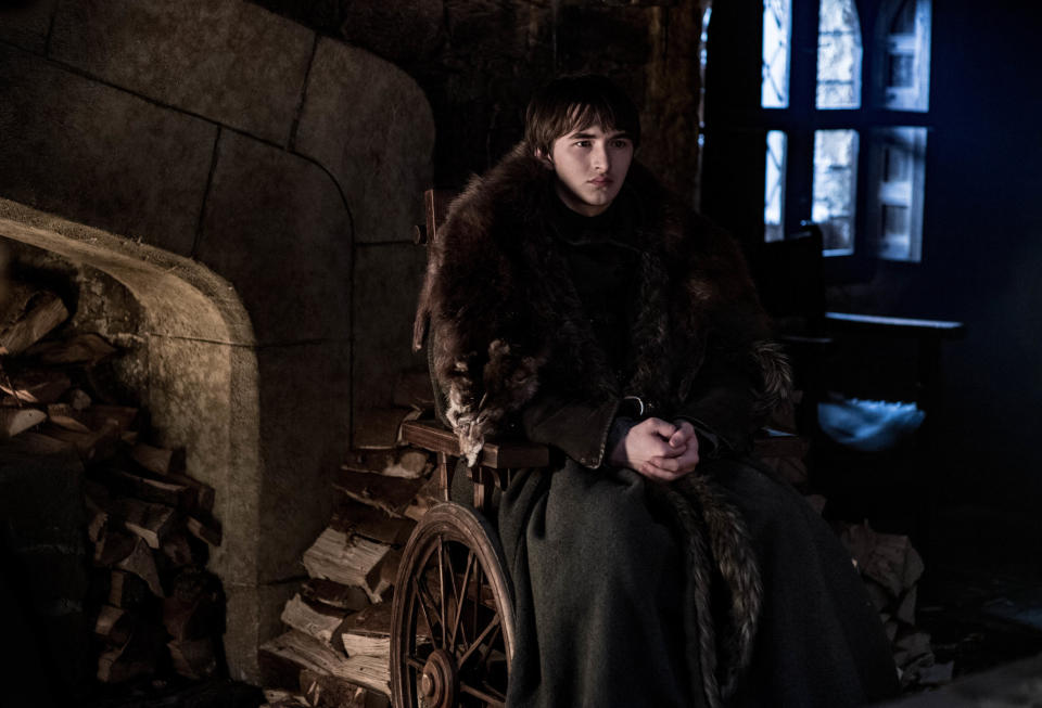 Isaac Hempstead Wright as Bran Stark in <i>Game of Thrones</i>. (Photo: Helen Sloan/HBO)