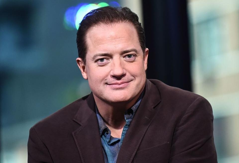 Closeup of Brendan Fraser