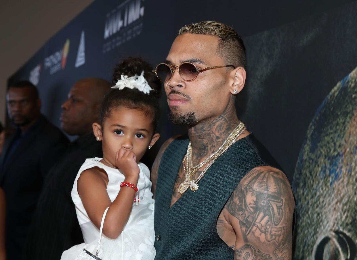 Chris Brown and daughter, Royalty Brown