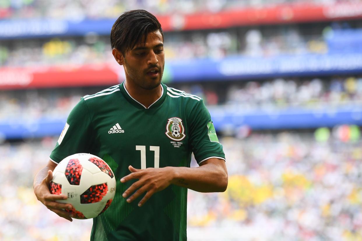 Carlos Vela de nueva cuenta rechazó toda posibilidad de regresar a jugar con la Selección Mexicana (Foto de: MANAN VATSYAYANA/AFP via Getty Images)