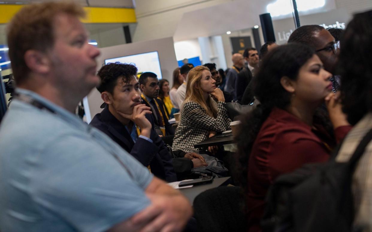 Attendees at the conference, which took place in London's Excel Centre