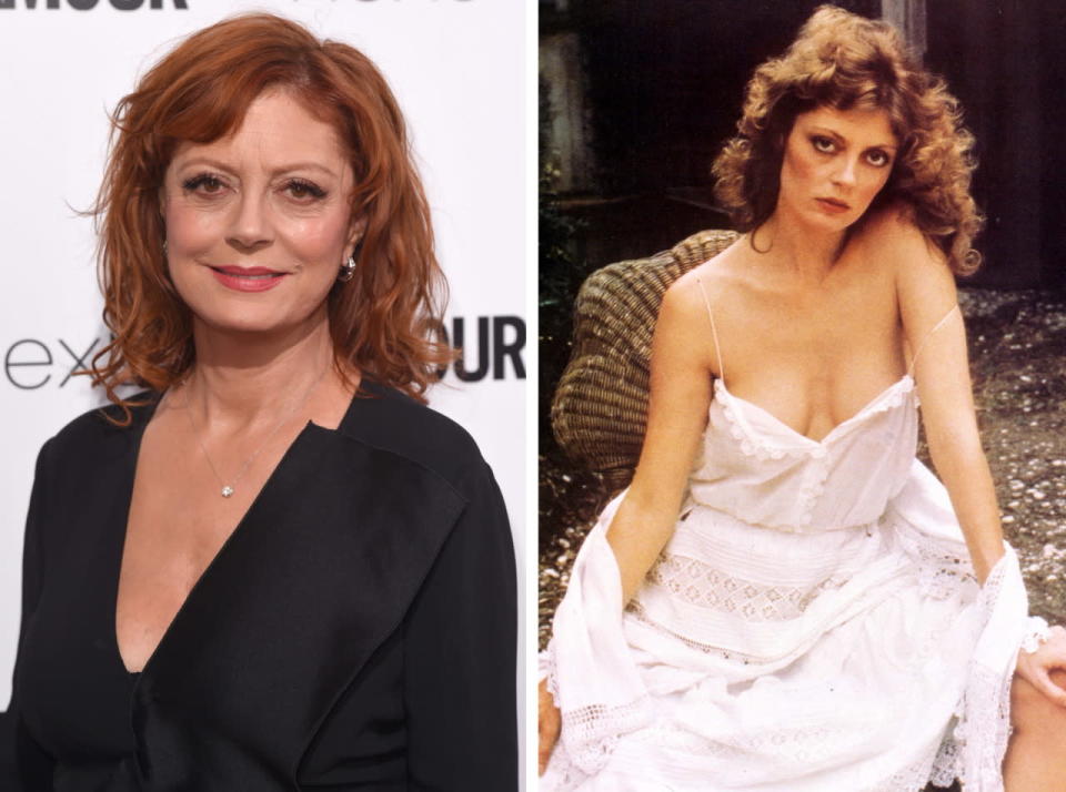 Mit “Rocky Horror Picture Show” und “Thelma & Louise” wurde sie Susan Sarandon zum Star. Auch heute noch ist die 69-Jährige gut im Geschäft und wahrscheinlich die sexyste Oma Hollywoods! Ihre Tochter Eva Amurri erwartet derzeit ihr zweites Kind. (Bild: Rex Features)