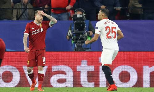 Alberto Moreno and Liverpool back to their slapdash worst in familiar collapse | Sachin Nakrani