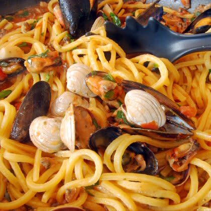 Clams and Mussels Al Fuoco (on Fire)