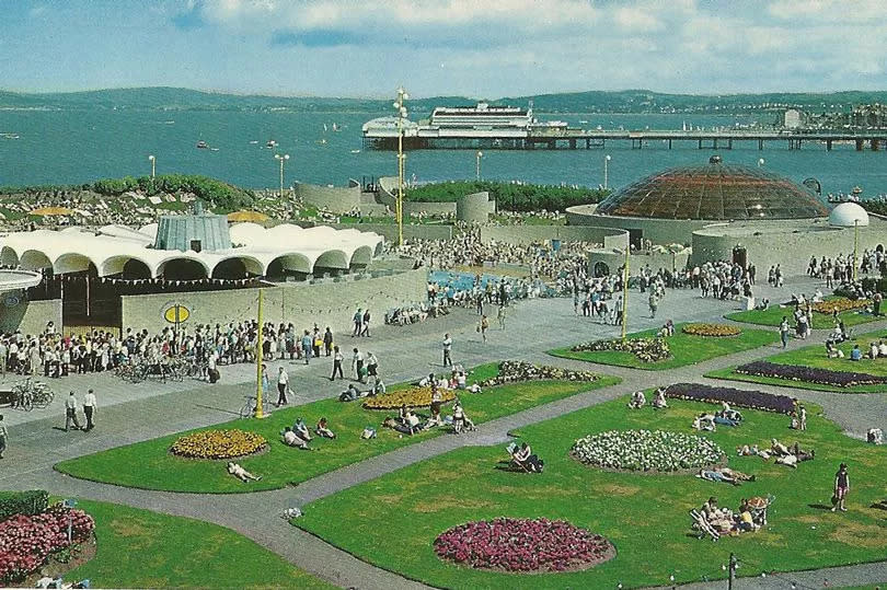 Morecambe Leisure Centre and dome, 1980s