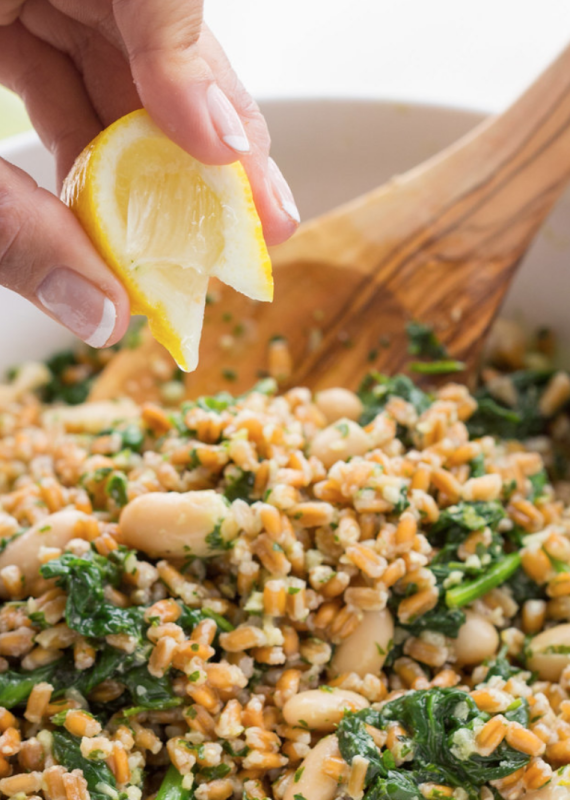 <p>The Viet Vegan</p><p>This farro, cannellini bean, and parsley pesto salad makes for a healthy, brightly flavoured lunch. Full of fibre, protein, and texture, this is a fresh way to fuel your body.</p><p><strong>Get the recipe: <a href="https://thevietvegan.com/farro-cannellini-bean-and-parsley-pesto-salad/" rel="nofollow noopener" target="_blank" data-ylk="slk:Farro, Cannellini Bean and Parsley Pesto Salad;elm:context_link;itc:0;sec:content-canvas" class="link "><em>Farro, Cannellini Bean and Parsley Pesto Salad</em></a></strong></p>