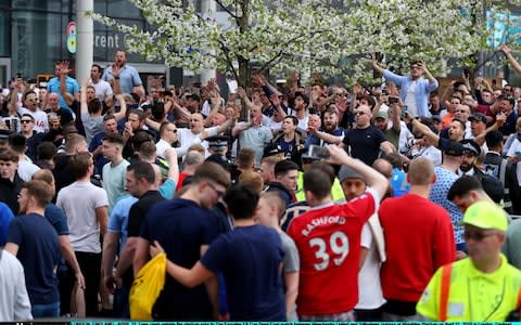 man utd fans - Credit: GETTY IMAGES