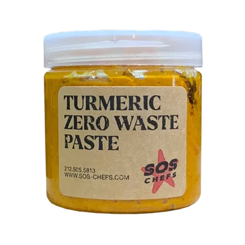 Jar of SOS Chefs Turmeric Zero Waste Paste