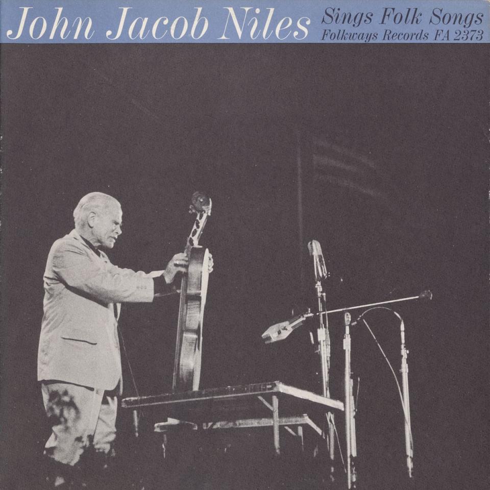 john jacob niles sings folk songs