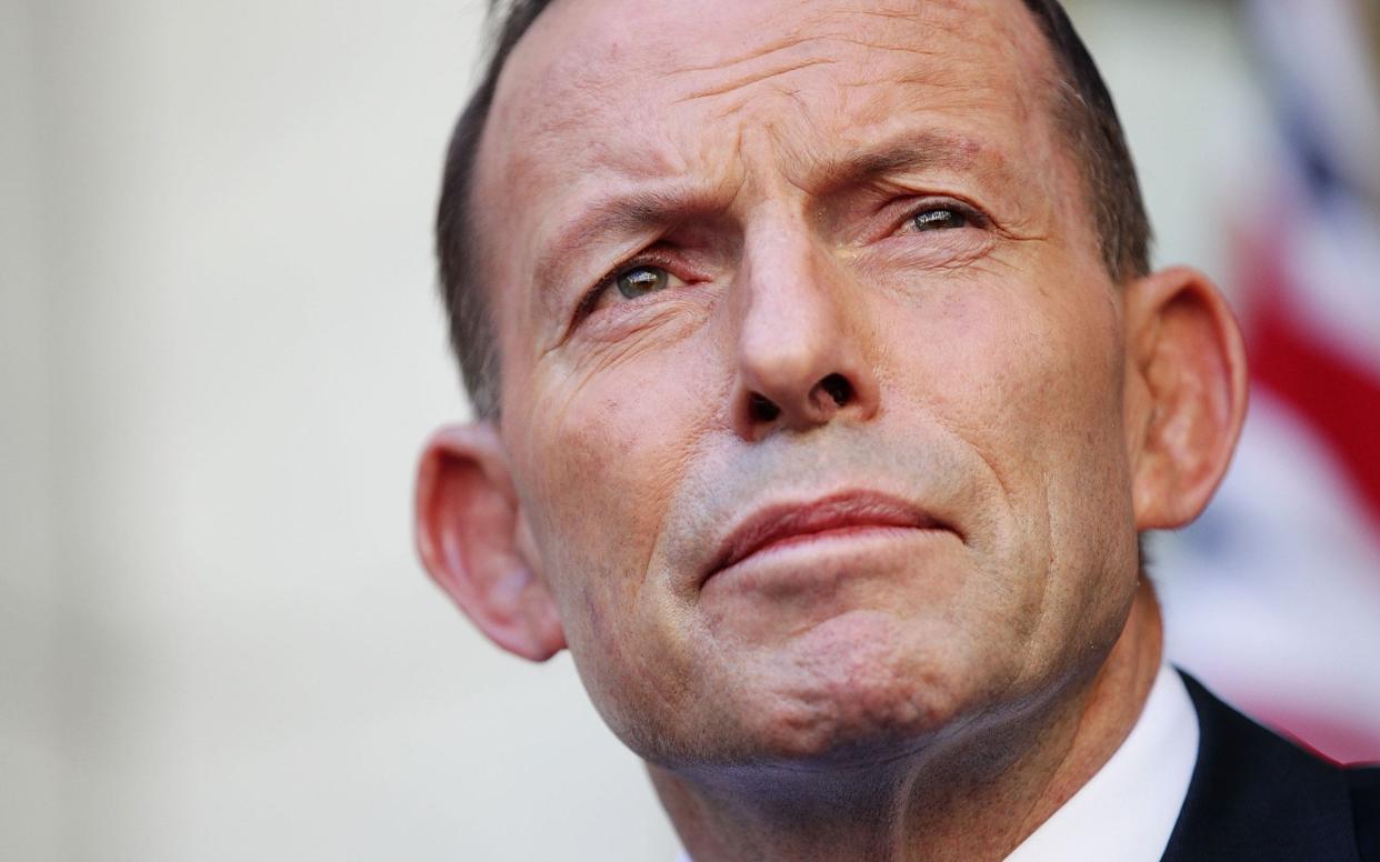 Economy first ... former Australian prime minister Tony Abbott says lockdown is leading to "Covid dictatorships" - Getty