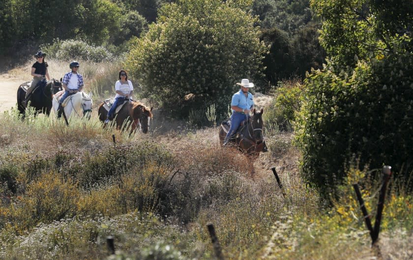 Los Angeles Horseback Riding ranch in Topanga