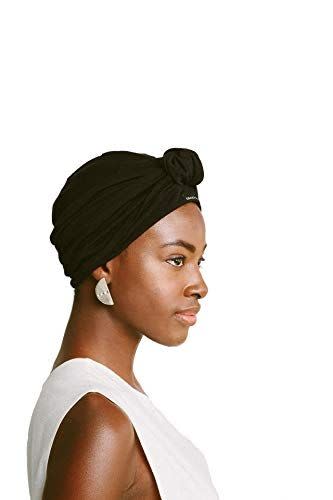 12) Adjustable Satin-Lined Knot Turban