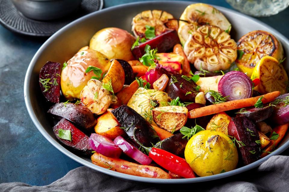 Healthier swap: roasted veggies