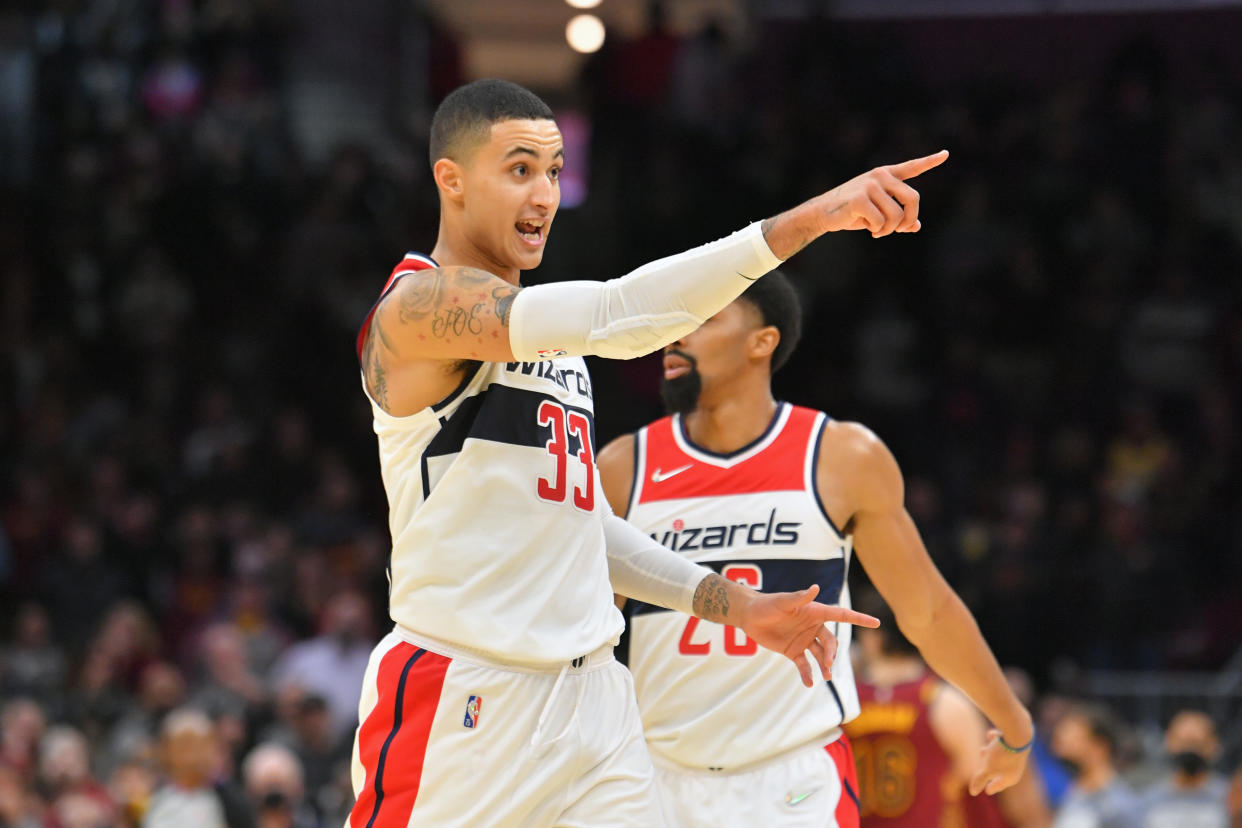 Kyle Kuzma with the Washington Wizards.