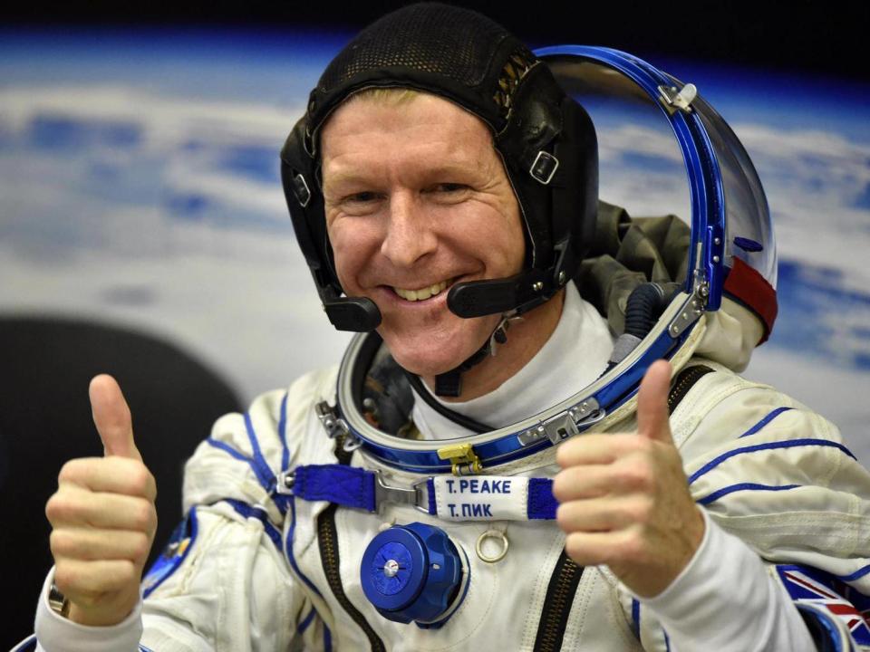 As part of the Story Time from Space project, astronauts such as Tim Peake are recorded reading children’s books aloud while in orbit (Getty)