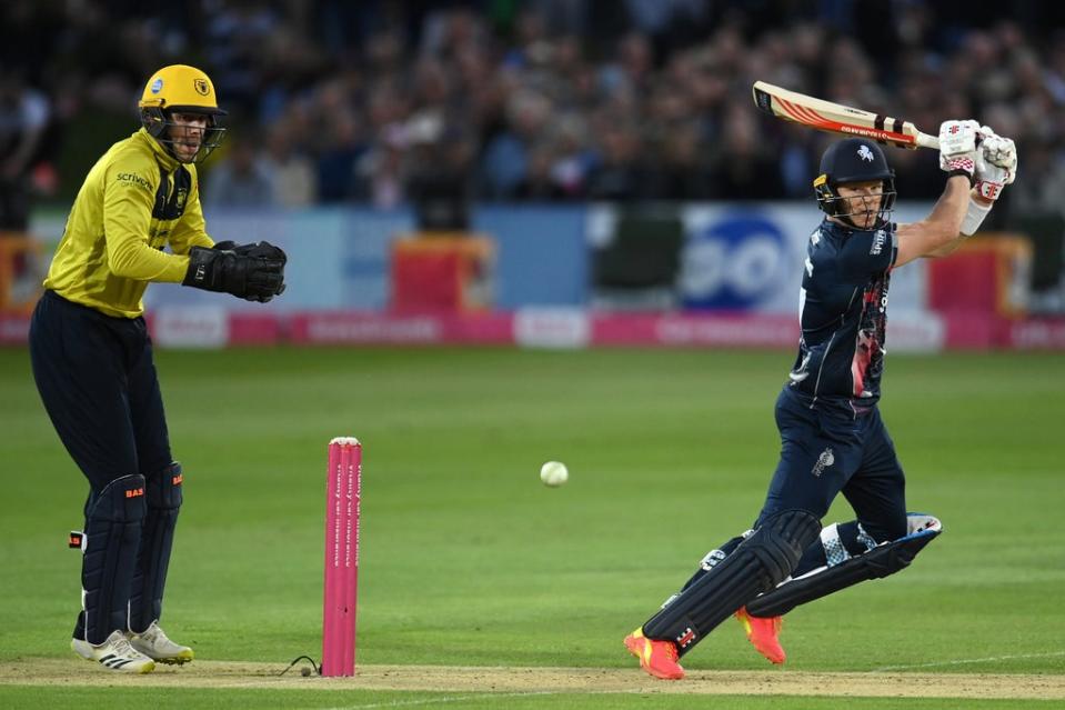 Sam Billings bats during Kent’s Vitality Blast quarter-final against Warwickshire (Getty Images)