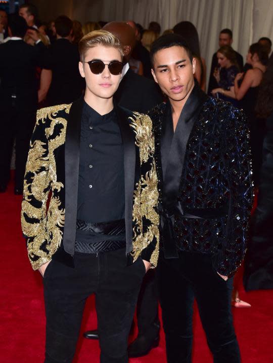 It Took Olivier Rousteing Month to Make Justin Bieber's